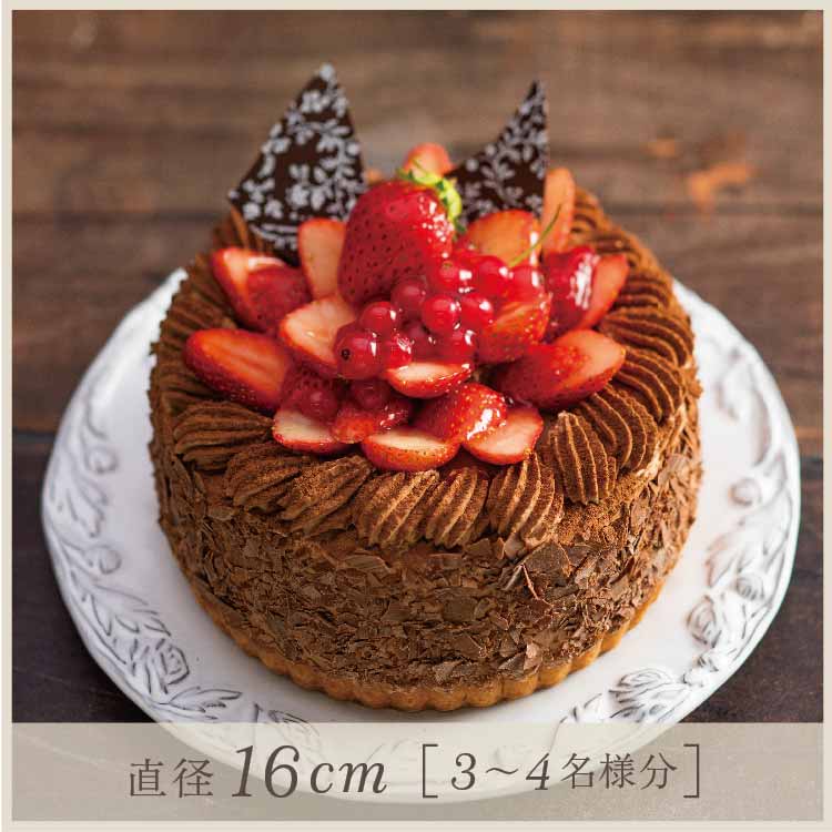 【12/27～受取】いちごのショコラショートケーキタルト