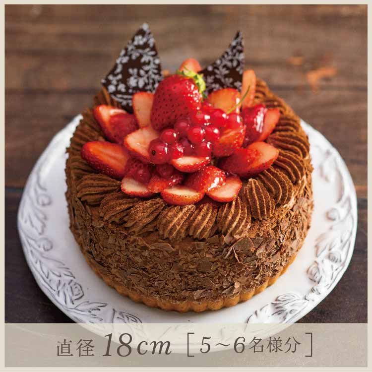 【12/27～受取】いちごのショコラショートケーキタルト